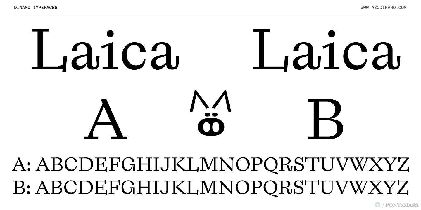 Example font Laica #1